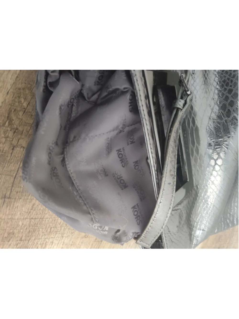 Women's Michael Kors Crossbody Bag One Size Grey